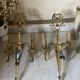 Pair of wall lights in brass and gilded bronze, Arnold Montrose Ltd, Lo