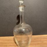 Glass decanter decorated with spirals late nineteenth early twentieth