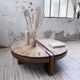 Table basse Roger Capron « grain de café »