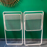 Series of 2 folding chairs signed Ému Italien