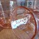 6 vintage pink glasses