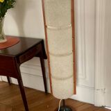 Vintage floor lamp in teak and granite Perspex