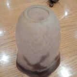 Ancienne applique tulipe pate de verre