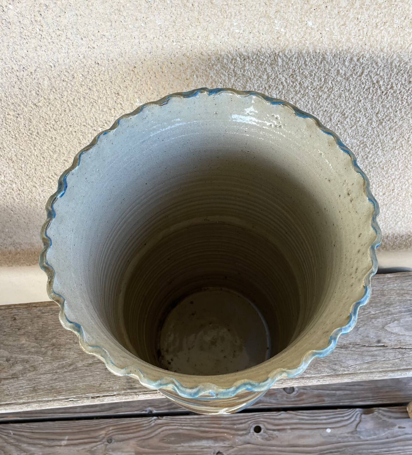 Vase/ umbrella stand Nathalie Mazelier, Sarran pottery