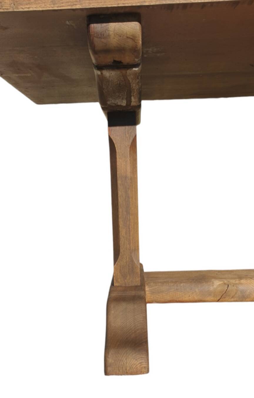 Solid wood farmhouse table long 230cm