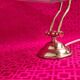 brass bedside or desk lamp 19x15 good condition