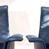 Set of 2 Kill International 6727 leather office chairs by Fabricius & Kastholm