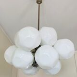 Lustre grape chrome et opaline vintage