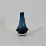 Vintage Blue Vase Erkkitapio Siiroinen Riihimäen Lasi