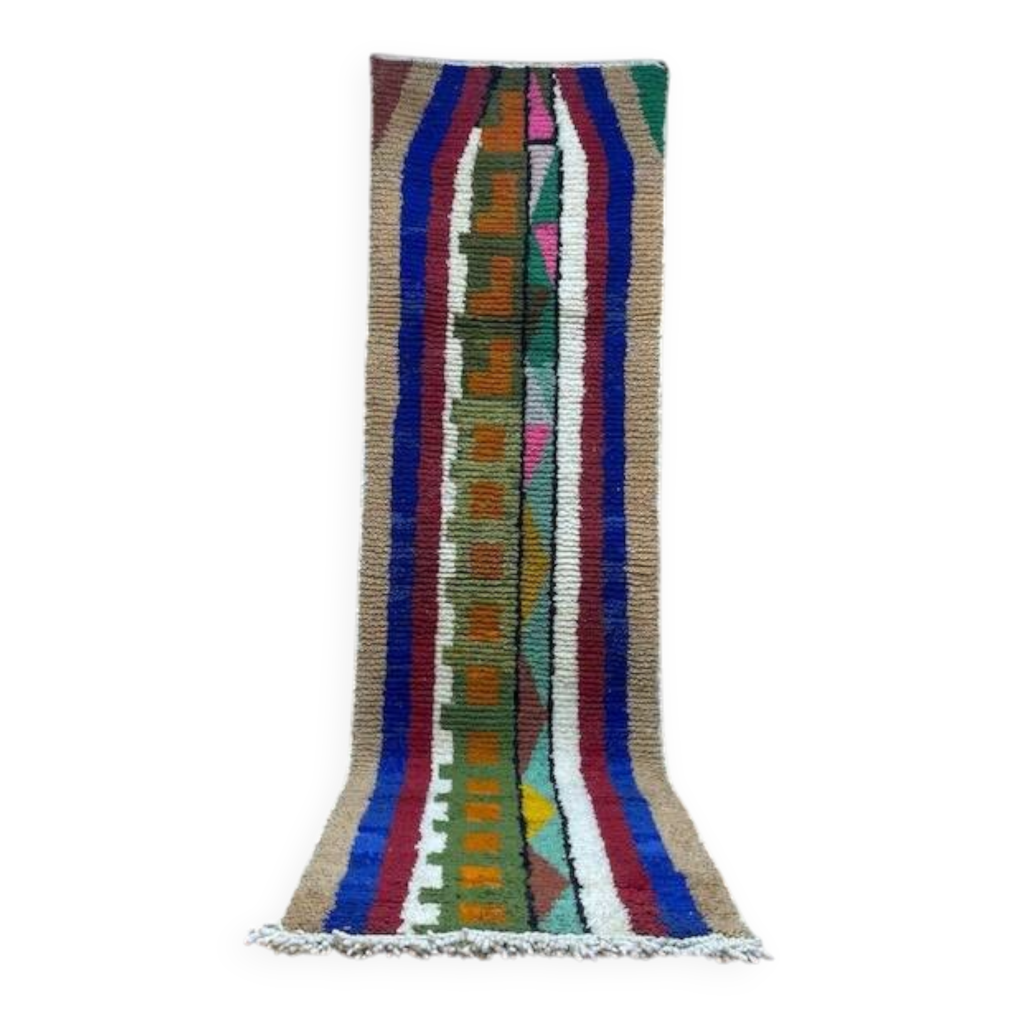 Handmade runner rug 300cm x 90cm