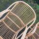 Paire de fauteuils rotin vintage