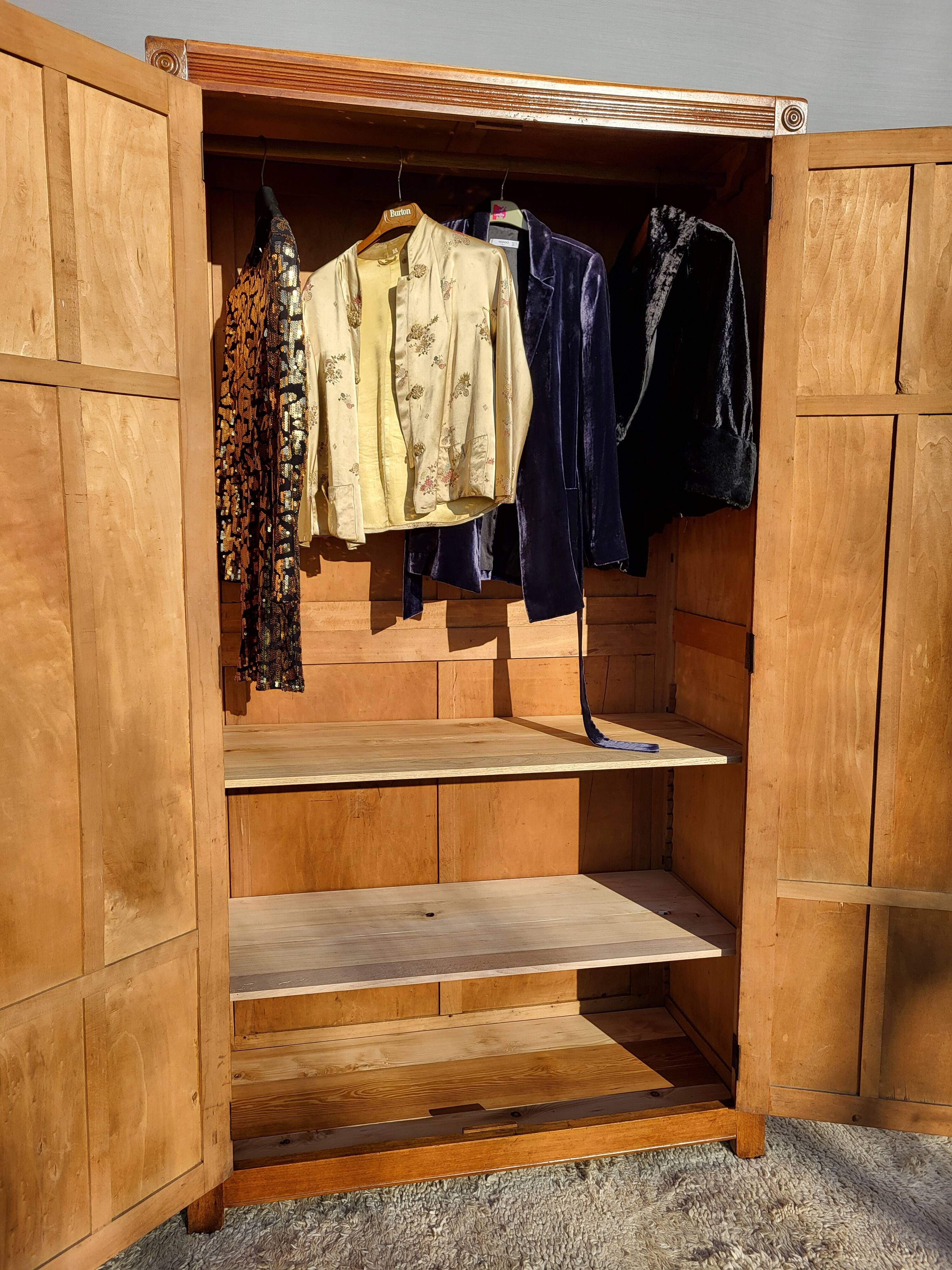 Parisian wardrobe mid-century dressing