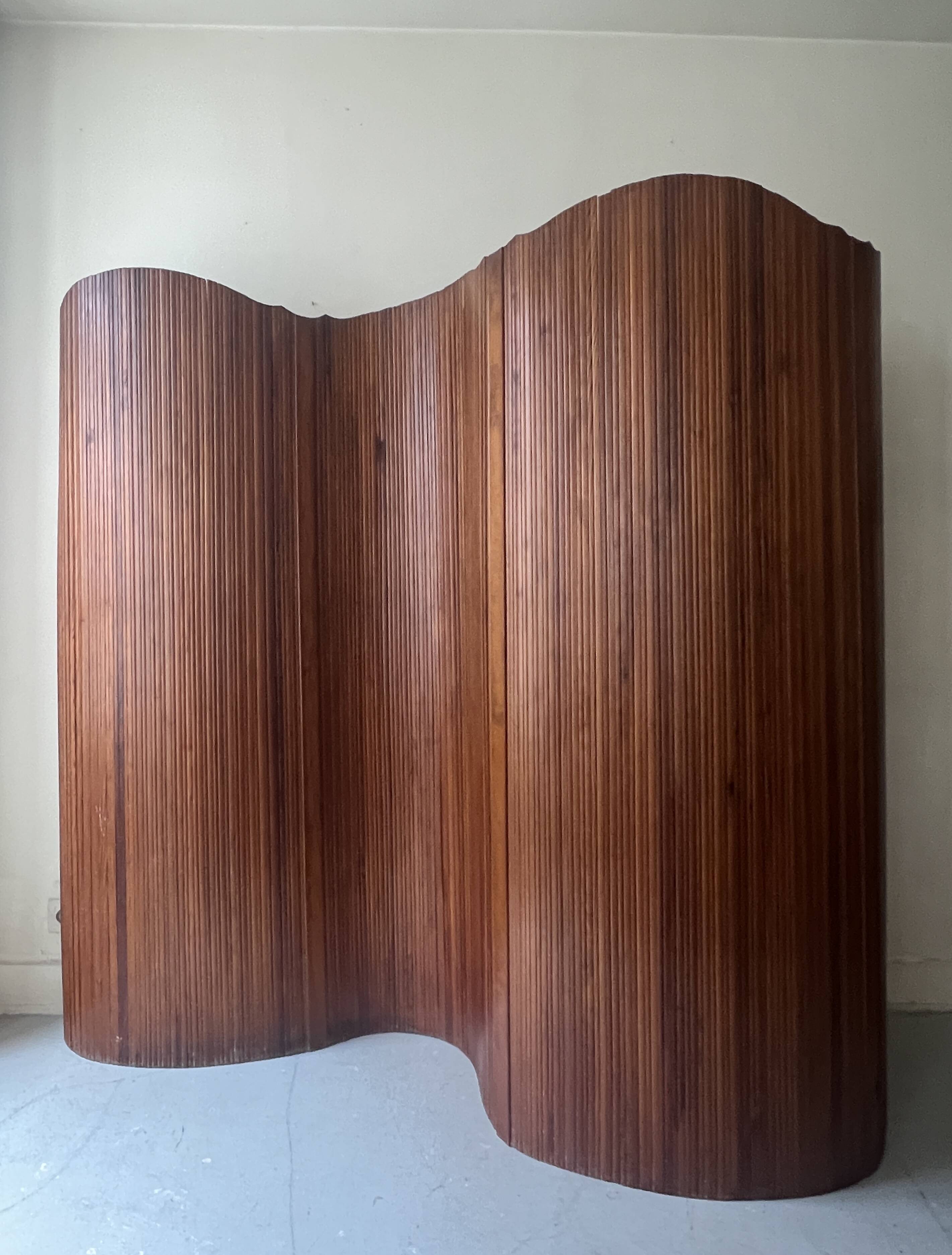 Screen - modular wooden partition by dlg Baumann, SNSA design 1950