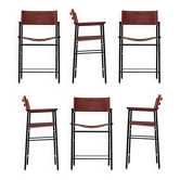 Lot de 6 tabourets de bar