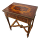 Rare - portfolio game table in marquetry and decorative bronze - Louis XVI style - Early 1900