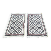 Paire de tapis persan berbères en laine nouée à la main 81x131 cm