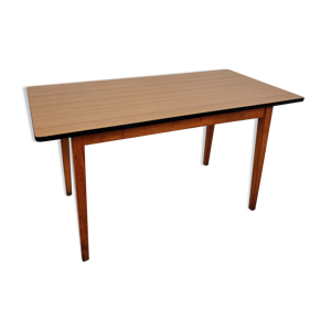 Table à manger en bois et formica , années 50