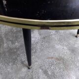 Table basse vintage pieds fuseaux
