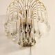 Wall lamp "Venini" of crystals. Italy 1970s
