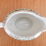Service à thé en porcelaine anglaise, vert et or , antique