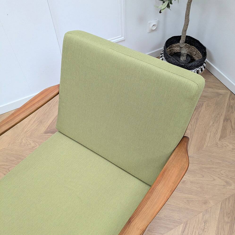 Fauteuil vintage scandinave 3 positions
