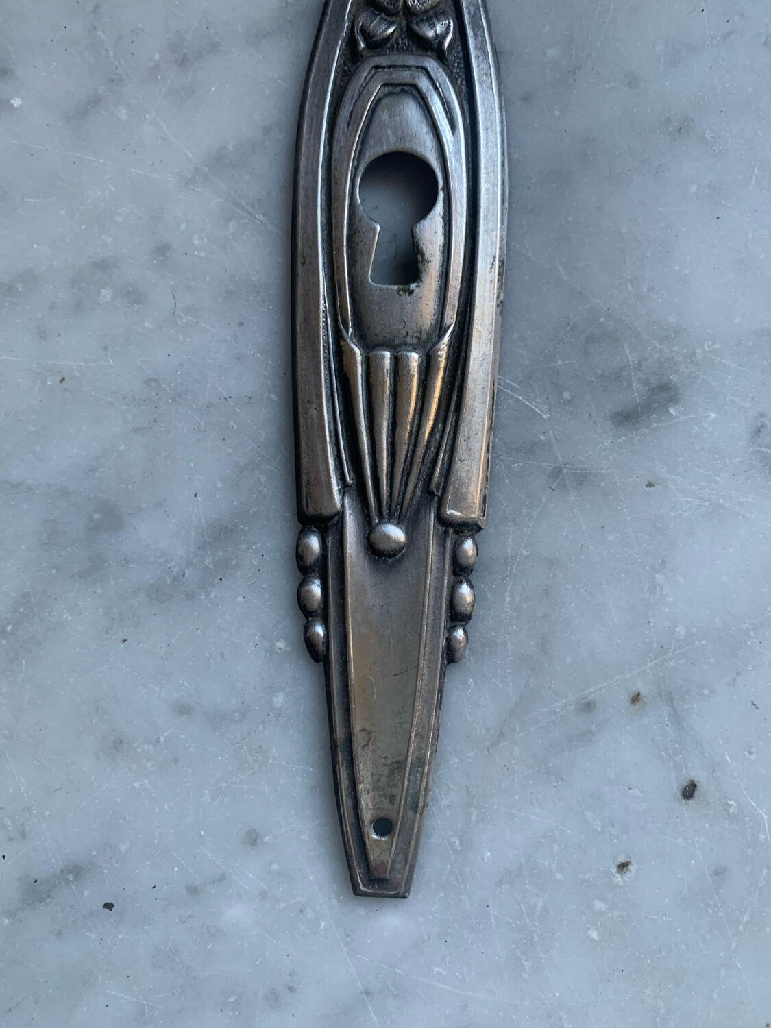 Art deco lock entrance