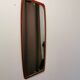 Large mirror in vintage teak, retro, scandi