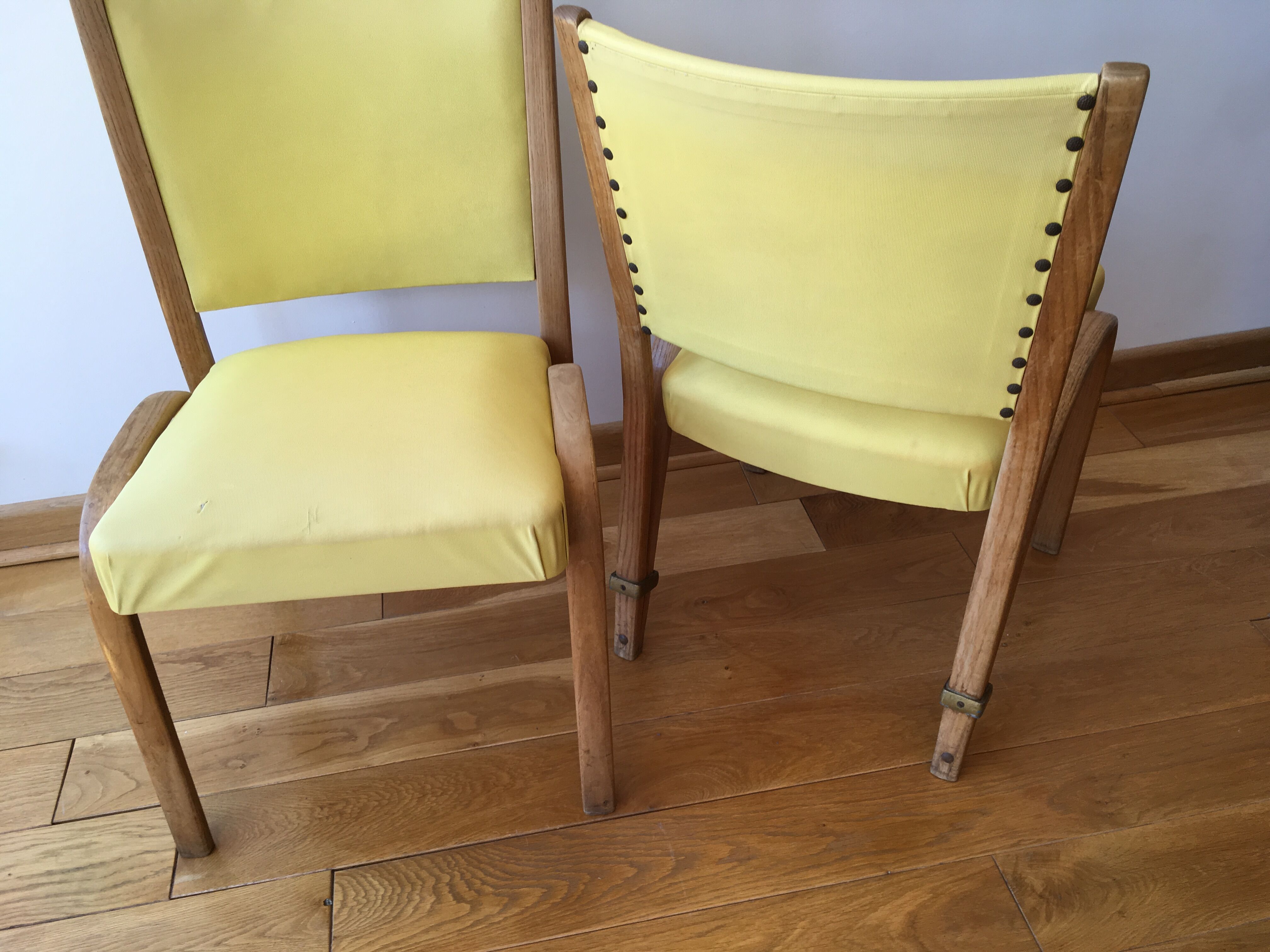 Paire chaises Steiner Bow-Wood