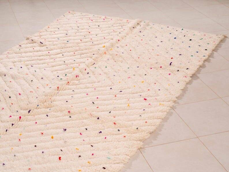Handmade natural wool Atlas rug size 1.5/2.5 m