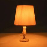 Bohemian table lamp from the 60s/70s, onyx and brass regency.