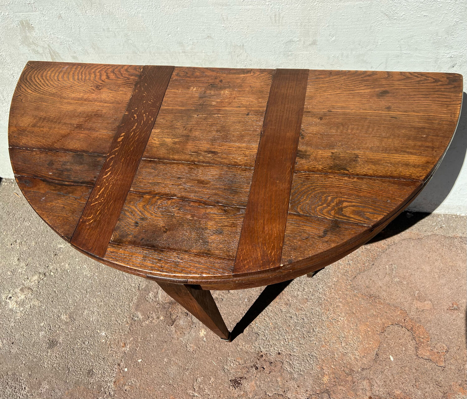 Table demi lune
