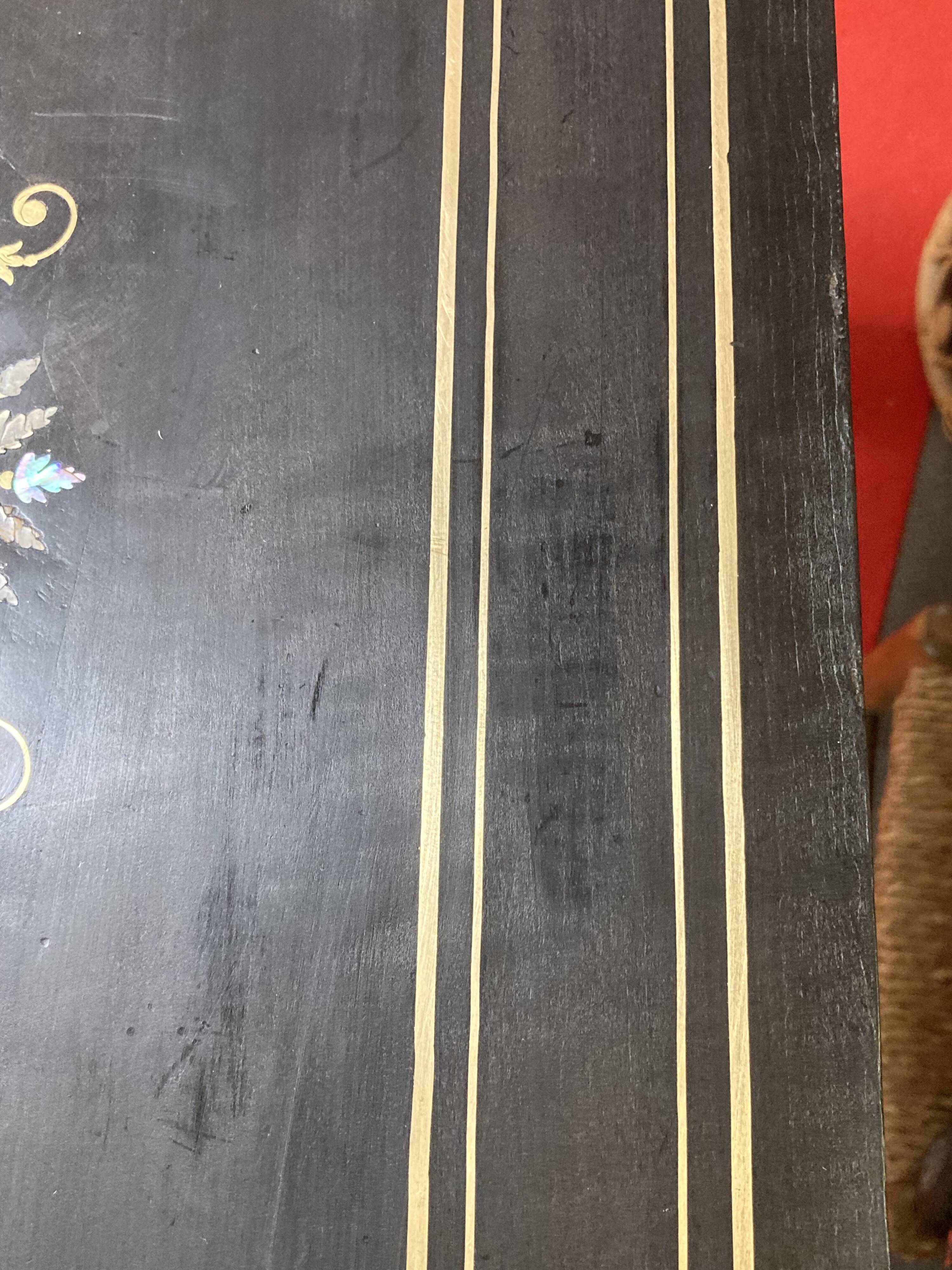Console de jeu pliante d'époque Napoléon III