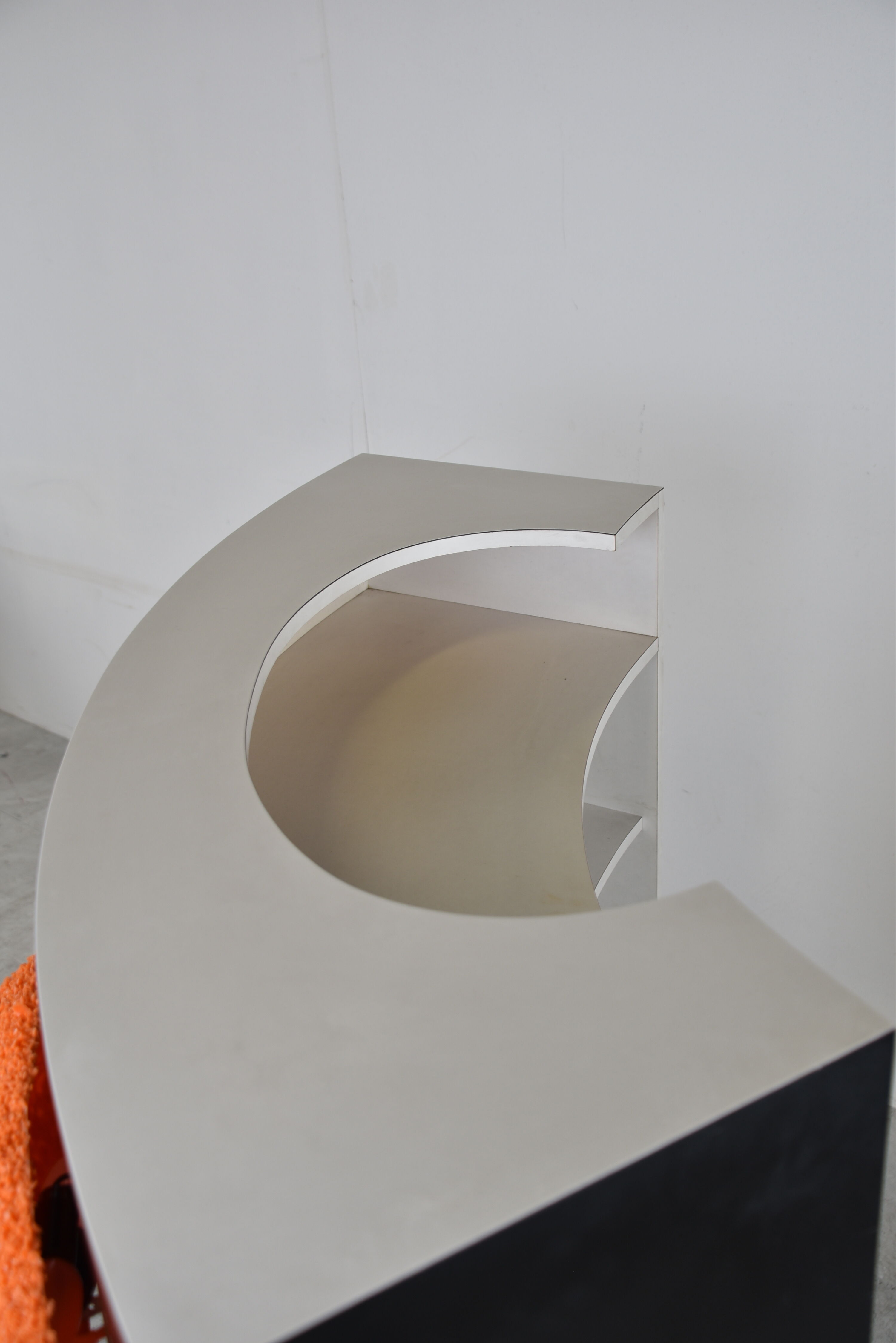 Vintage illuminated bar with stools, 1970s