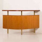 Cabinet de bar italien du milieu du siècle attribué à Carlo Hauner et Martin Eisler, Italie années 1960.