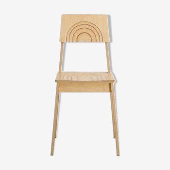 Plywood chair made entirely by hand