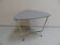 Table d'appoint vintage avec piètement chromé, années 1950