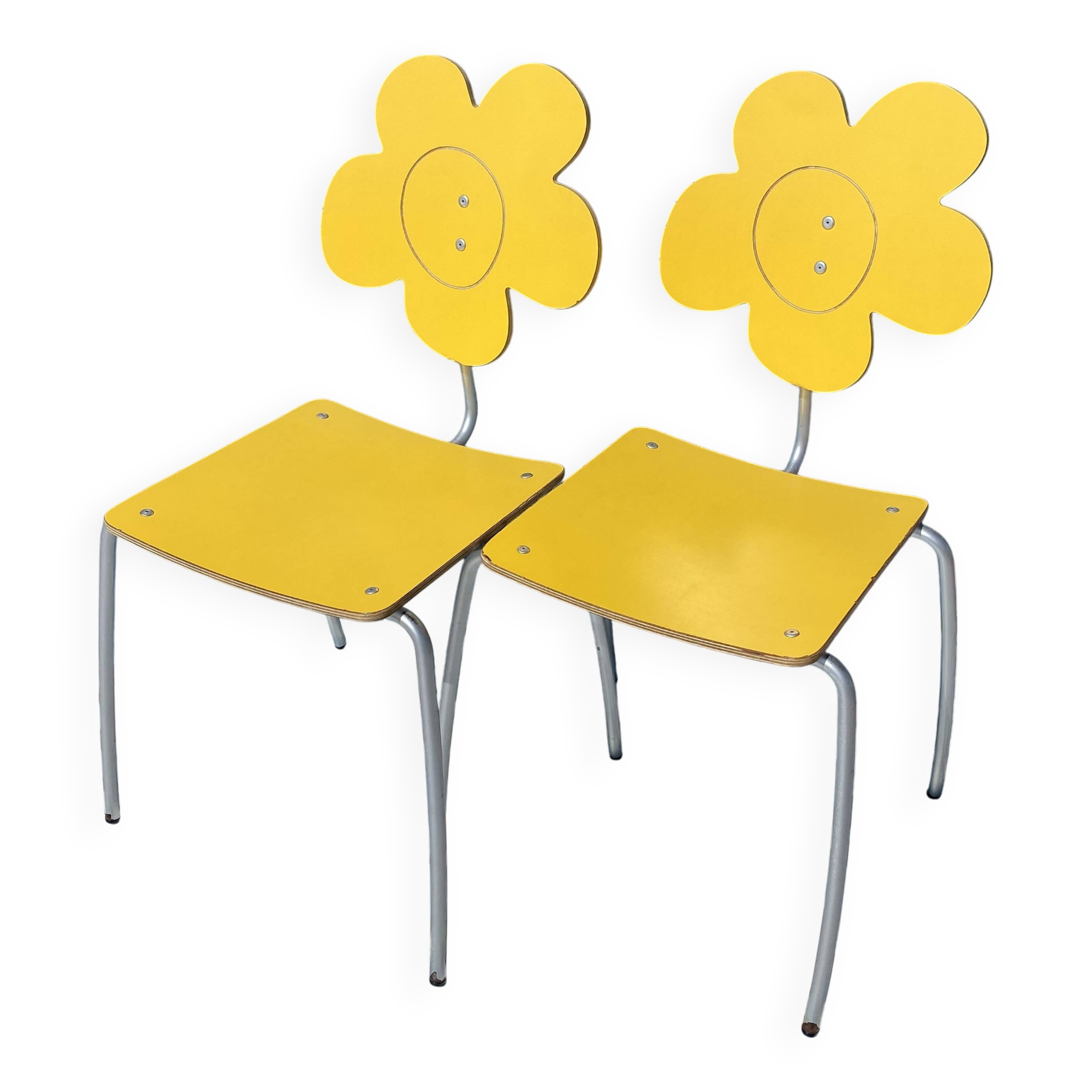 Set of Heart, Cloud, Smiley and Flower chairs by Agatha Ruiz de la Prada