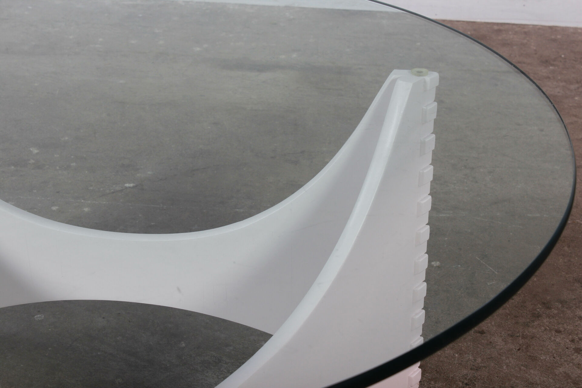 Table basse Vintage Space Age Design des années 70