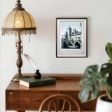 Heliogravure of Metz, vintage printed in 1926.