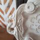 Dish patinated off-white