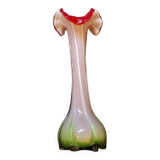Murano glass corolla vase