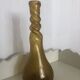 Vase soliflore en verre bullé