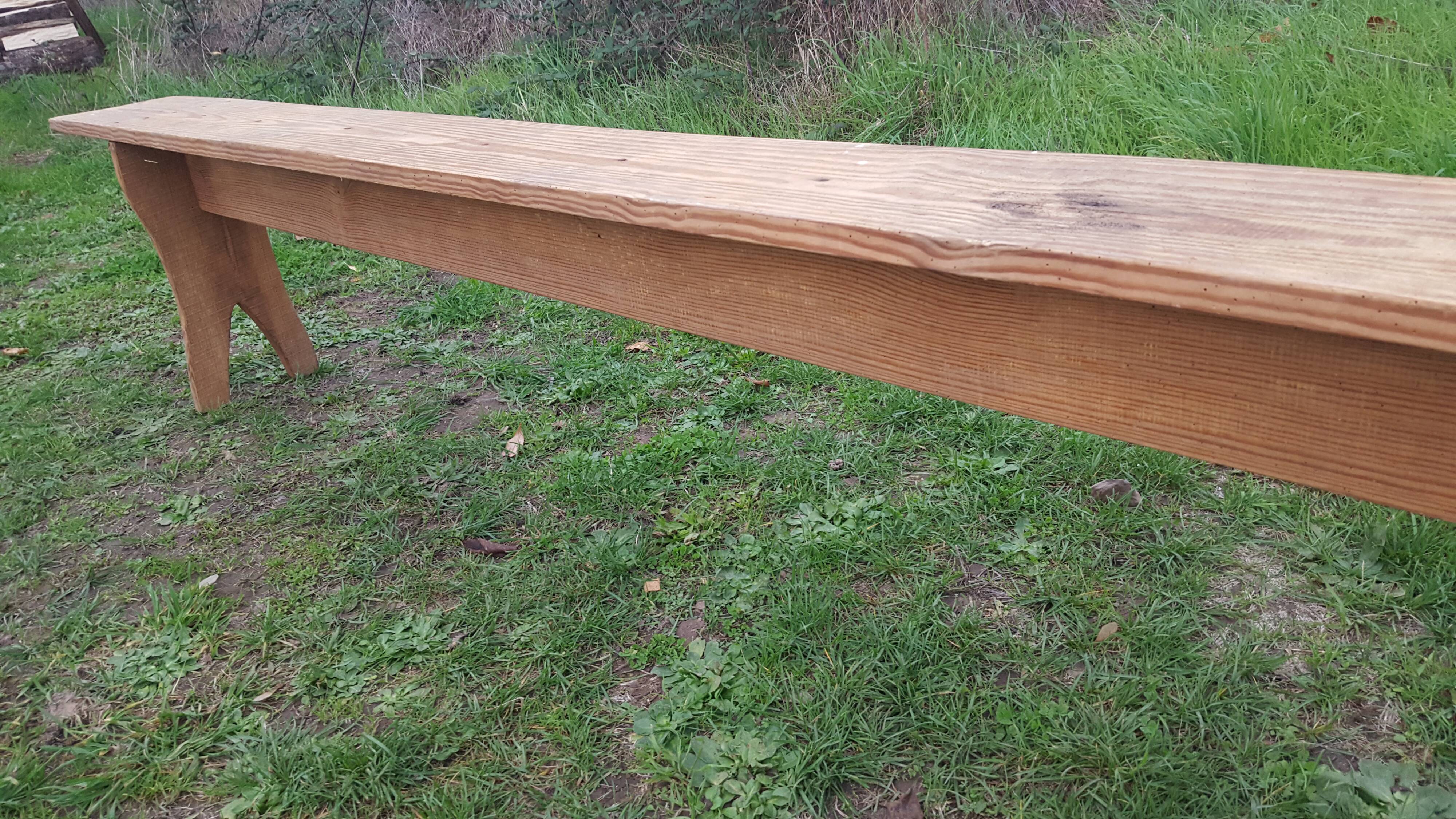 Wooden bench farm bench "oats"