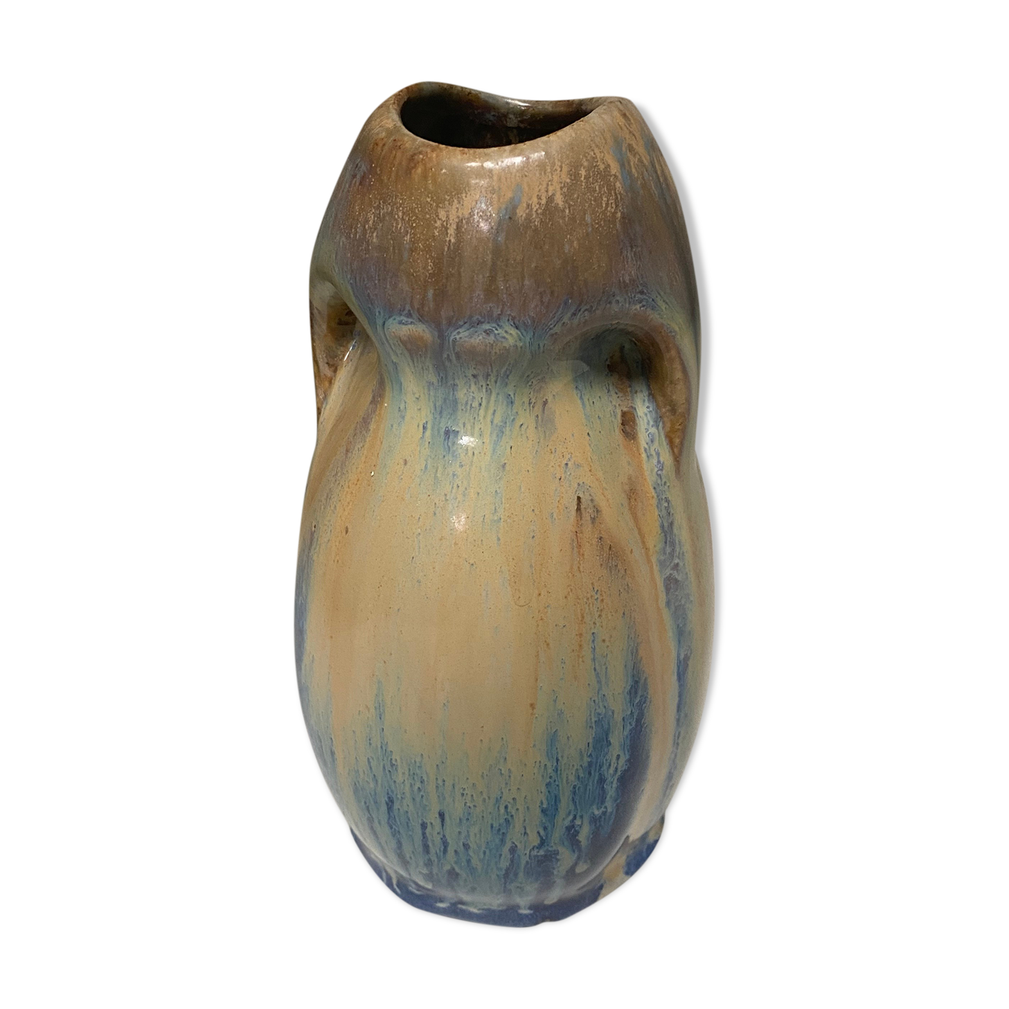 Flame sandstone vase