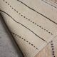 Moroccan beni ourain woollen rug with stripes 180x270cm
