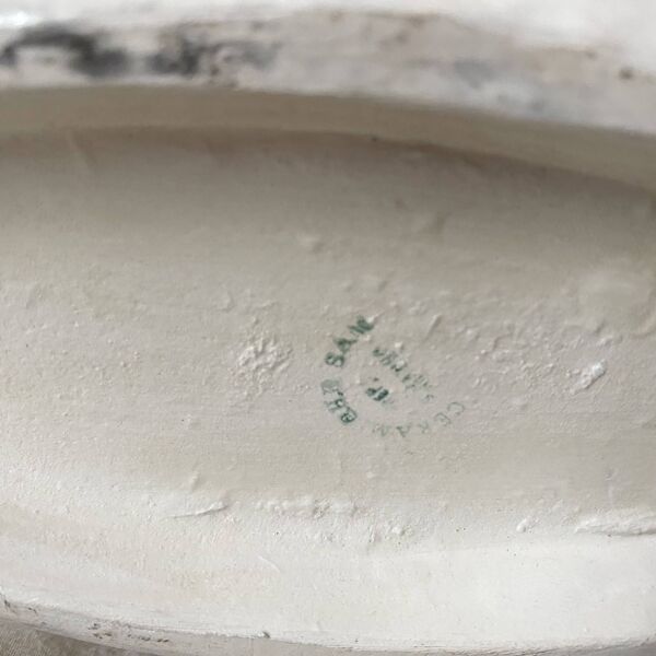 Grand cygne en céramique vintage,  Ancienne carafe