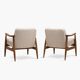 Paire de fauteuils GFM-87