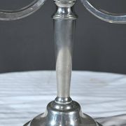 Pair of “Le Lingot” Candelabra in Pewter – Mid 20th Century