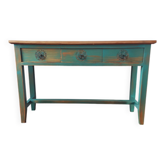 Patinated Balinese console