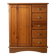 Vintage wooden storage cabinet with drawers